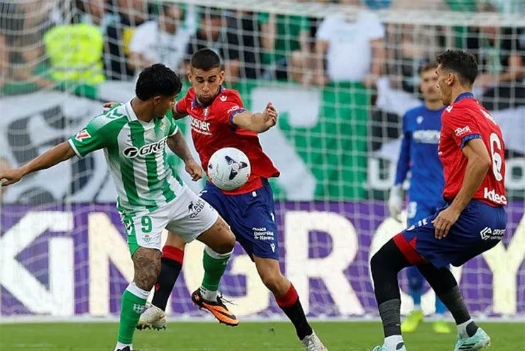 Video bóng đá Real Betis - Osasuna: Đại tiệc 7 bàn thắng (La Liga)
