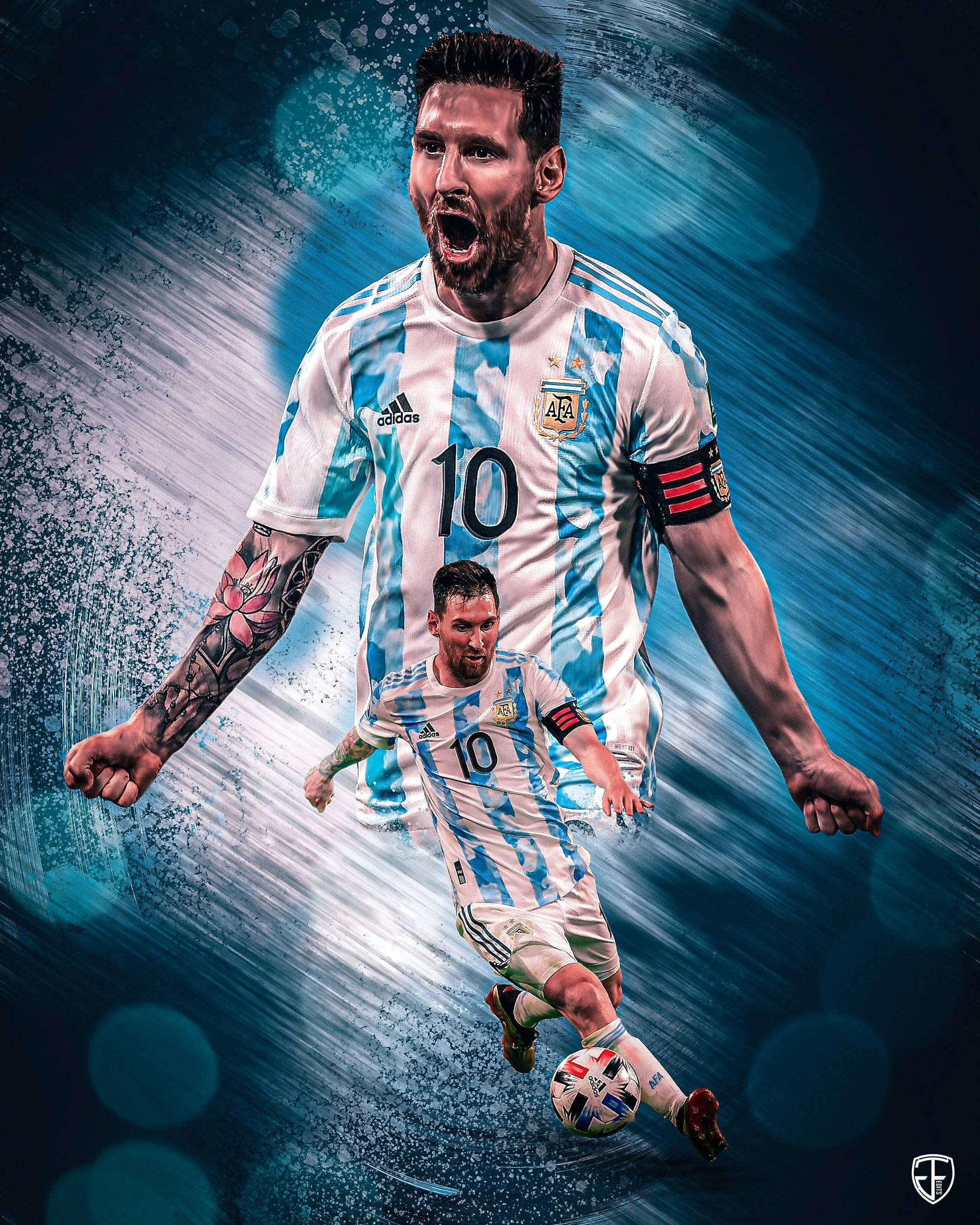 Lionel Messi trong màu áo đội tuyển Argentina