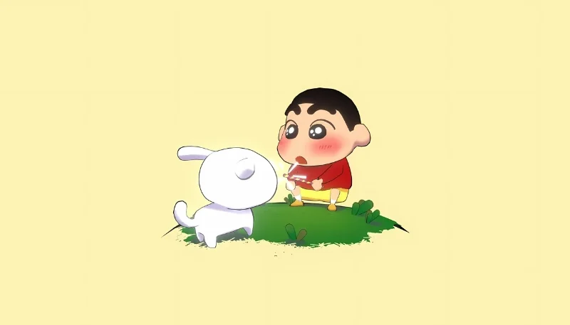 Hình nền máy tính Shin Cậu Bé Bút Chì cute