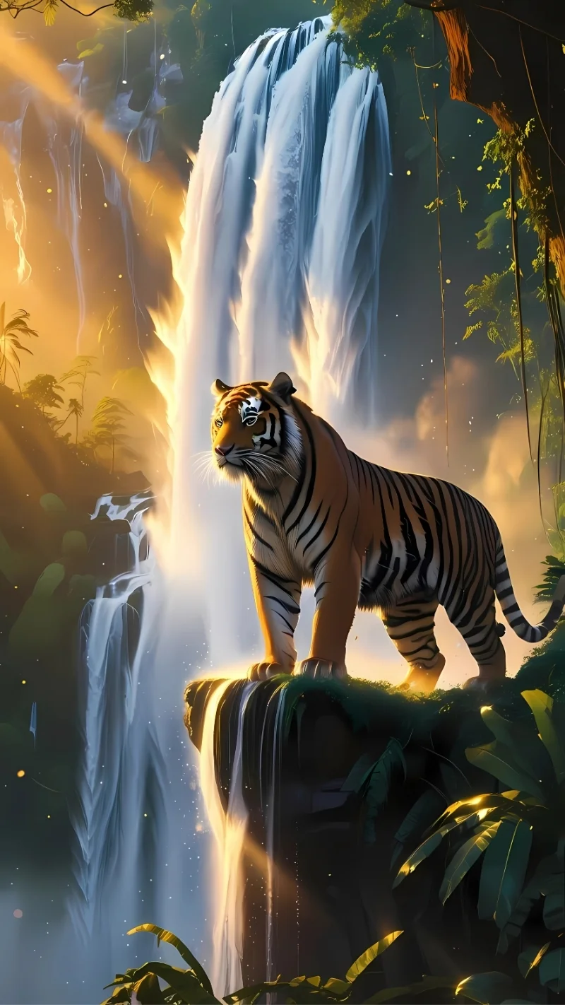 Hình ảnh con hổ 3D