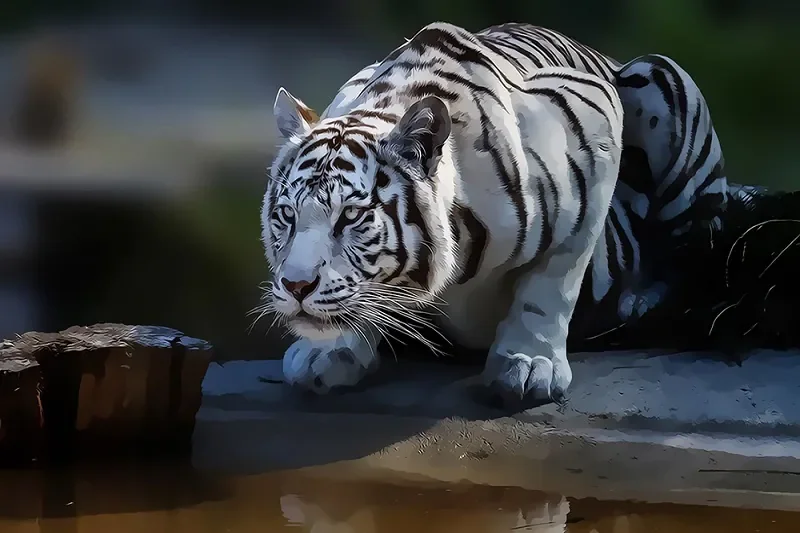 Hổ (Panthera tigris): Chúa tể Rừng xanh & Biểu tượng của Sức - hình ảnh hổ 4K: Bộ sưu tập ảnh độ phân giải cao - hình 10