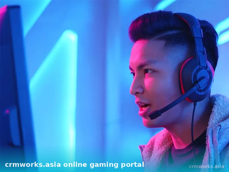 Game thủ chuyên nghiệp đang chơi tại crmworks.asia online gaming portal