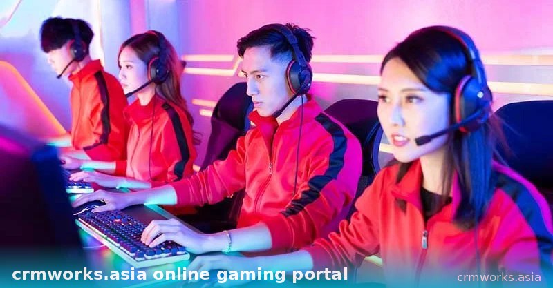 Đội ngũ game thủ chuyên nghiệp đang thi đấu tại crmworks.asia online gaming portal