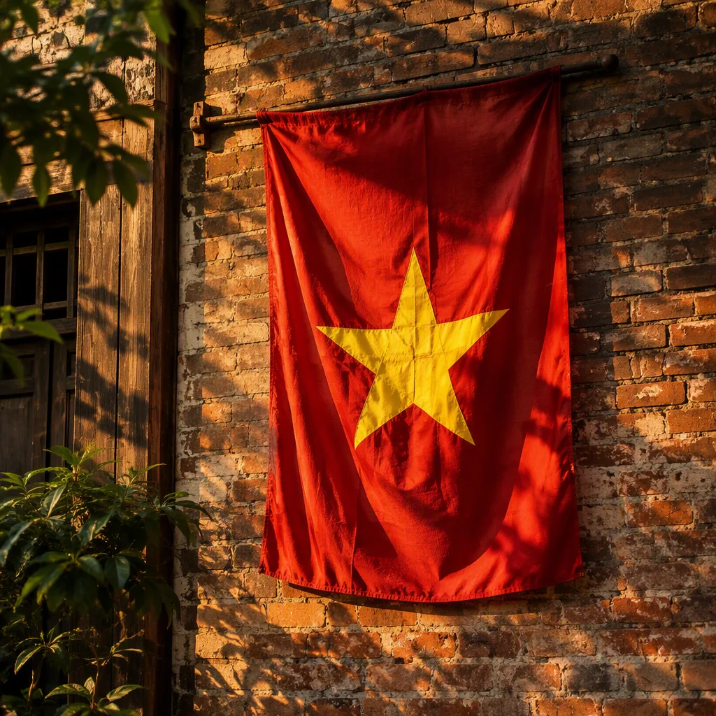 hình lá cờ việt nam: gợi ý số 6