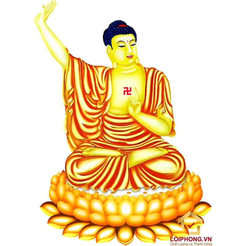 Tranh Phật A Di Đà | Tìm hiểu ý nghĩa và vị trí treo tranh vẽ Phật A Di Đà