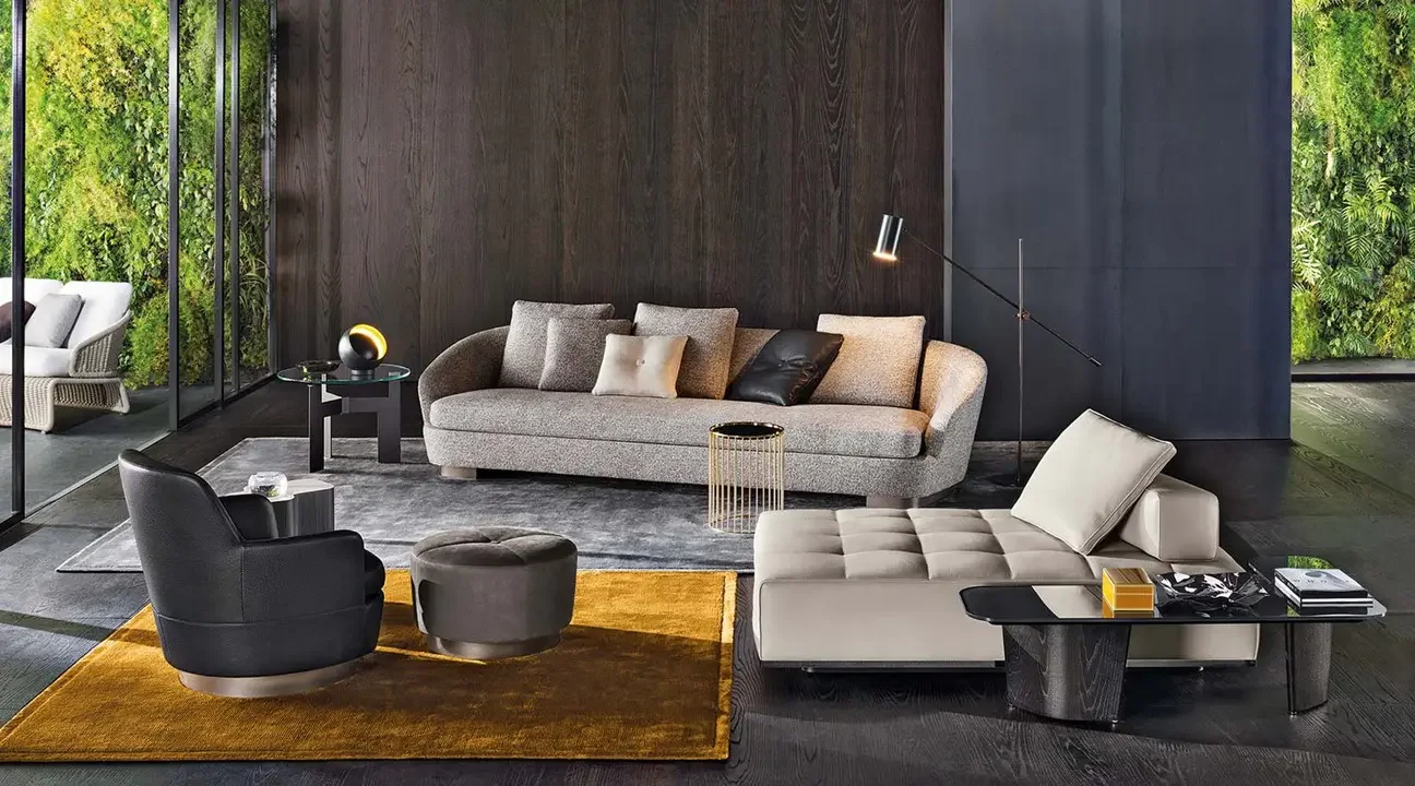 Phong cách thiết kế nội thất phòng khách hiện đại tiện nghi