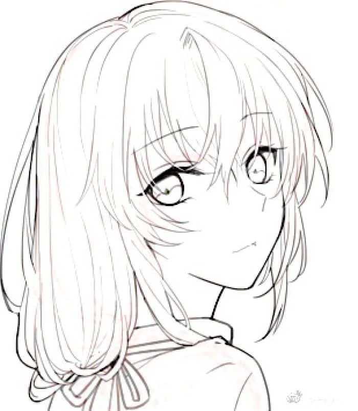 Vẽ Tranh Anime Nữ Đẹp: 76+ Hình Vẽ Anime Nữ Đơn Giản Cute