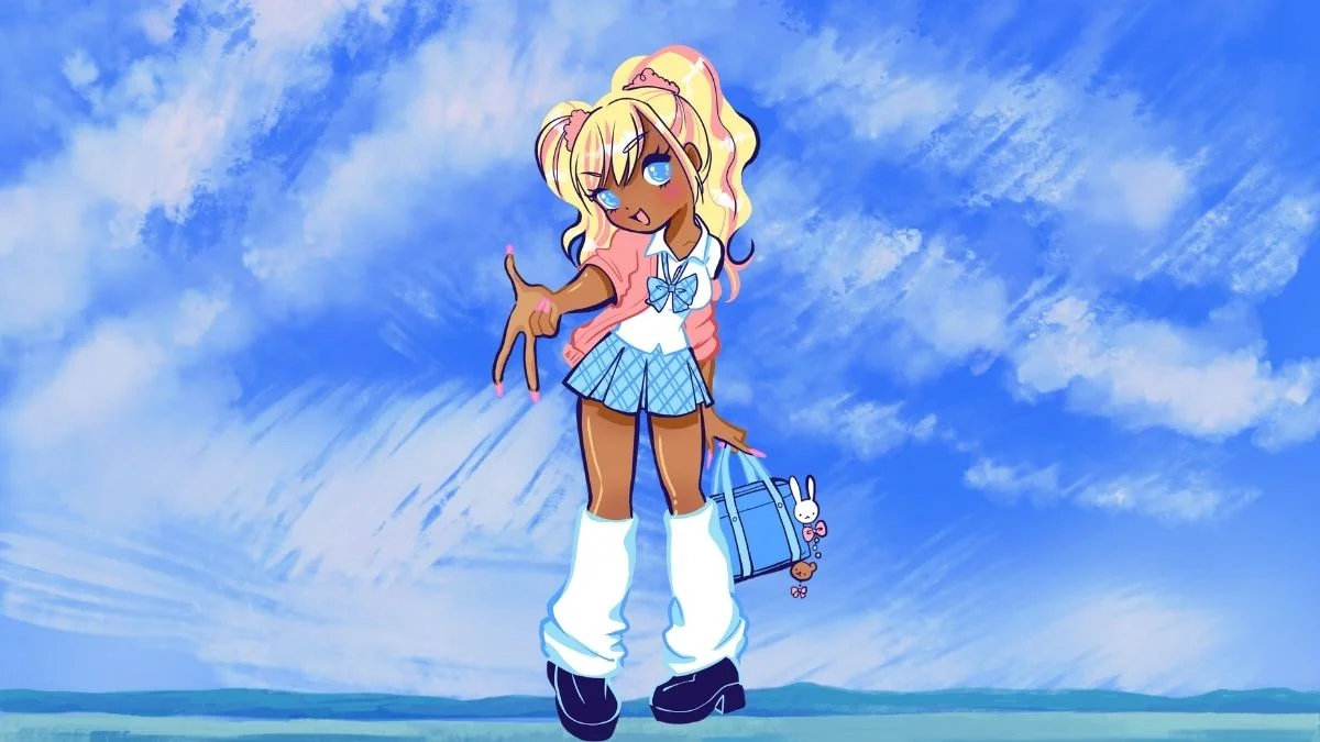 Hình vẽ tranh anime nam nữ dễ thương