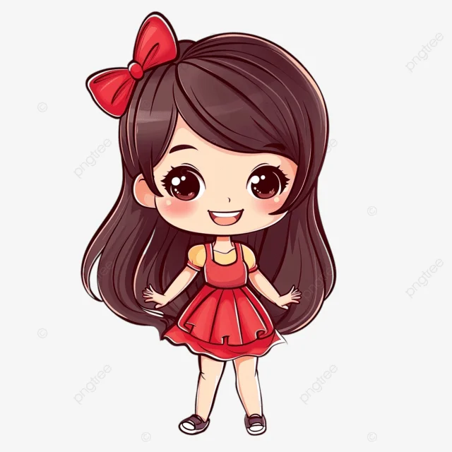 Hình ảnh Cô Gái Xinh đẹp Dễ Thương Vui Vẻ Kawaii Chibi Linh Vật Nhân Vật Hoạt Hình PNG , Clip Nghệ Thuật Dễ Thương, Clipart Hạnh Phúc, Clip Nghệ Thuật Hoạt