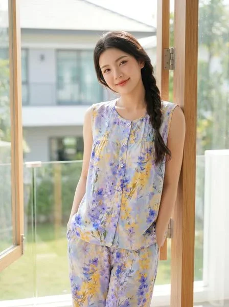 Bộ lửng sát nách nhún ngực (2)