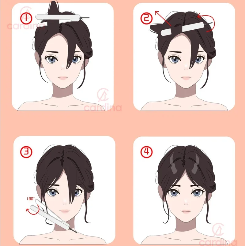 Tóc mái bay buộc cao (5)
