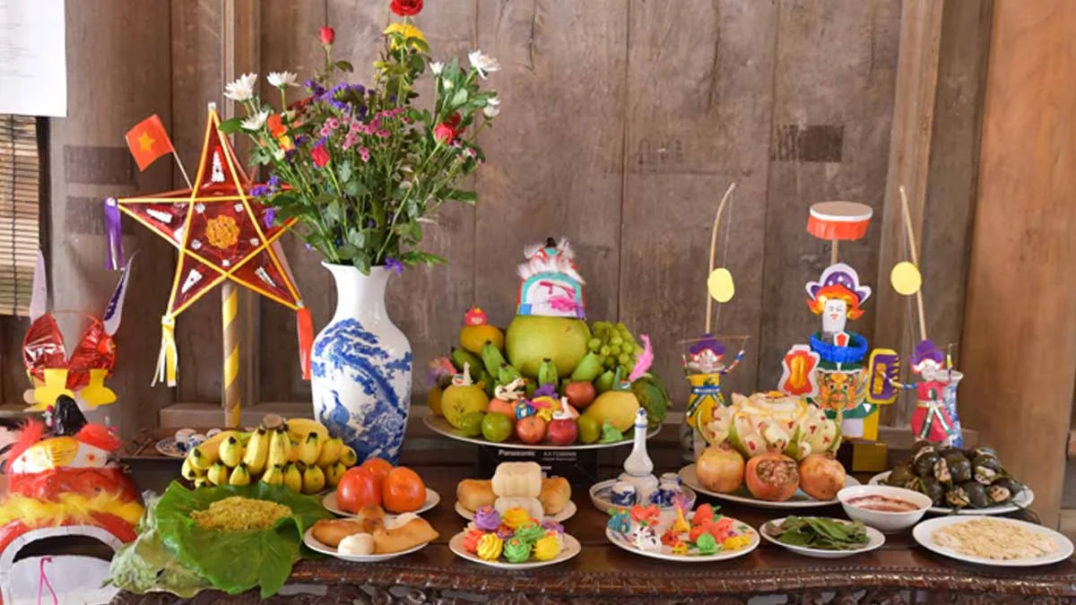 Ảnh mâm cỗ Trung Thu Việt Nam