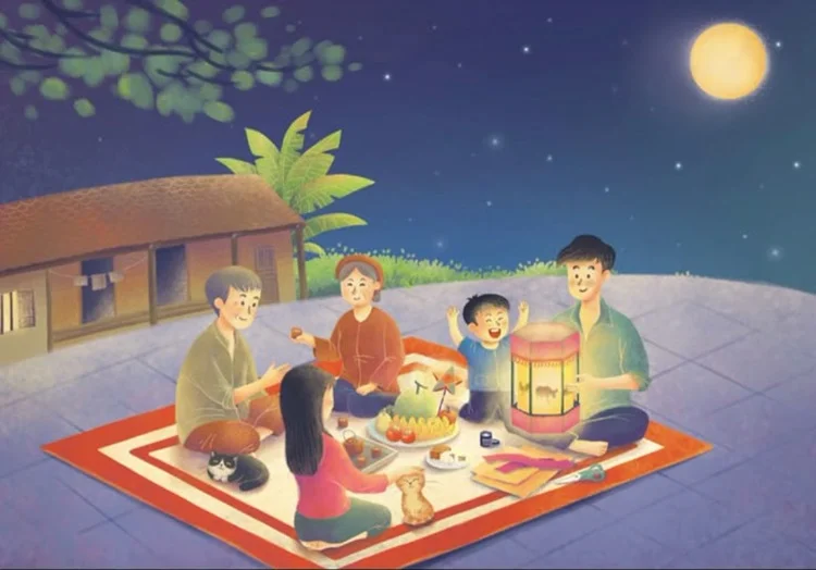 Hình ảnh Trung thu chủ đề đoàn viên (3)
