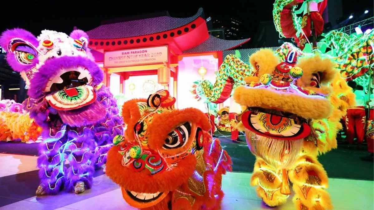 Ảnh múa Lân truyền thống Trung Thu