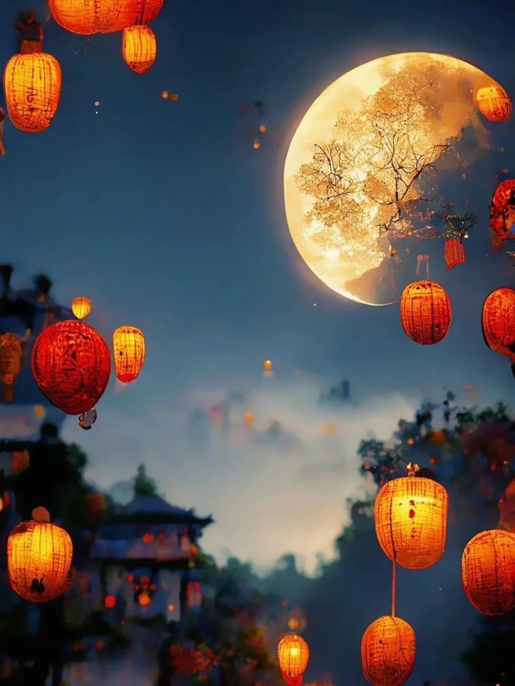 Hình trăng rằm tháng Tám (2)