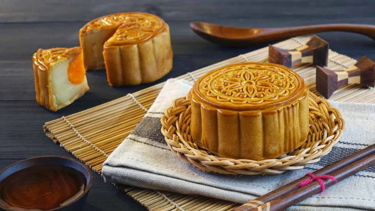 Ảnh mâm cổ chiếc bánh đẹp nhất ngày Trung thu