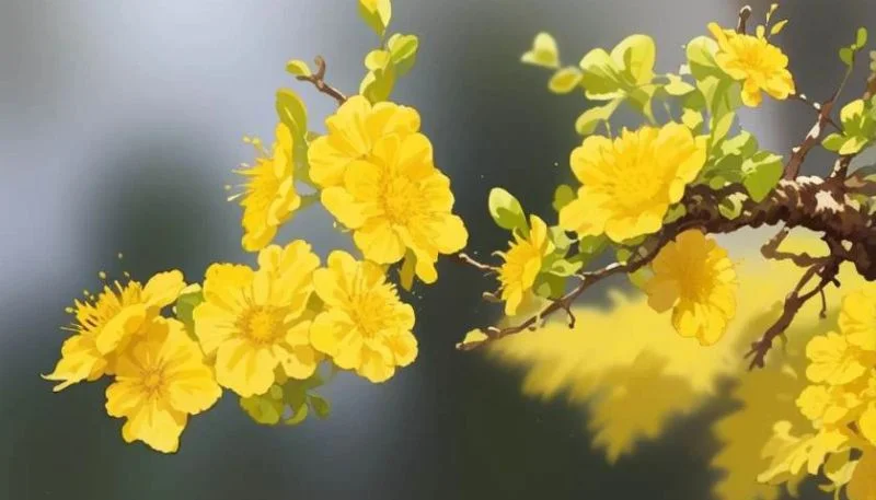 Hình ảnh hoa Mai cho máy tính