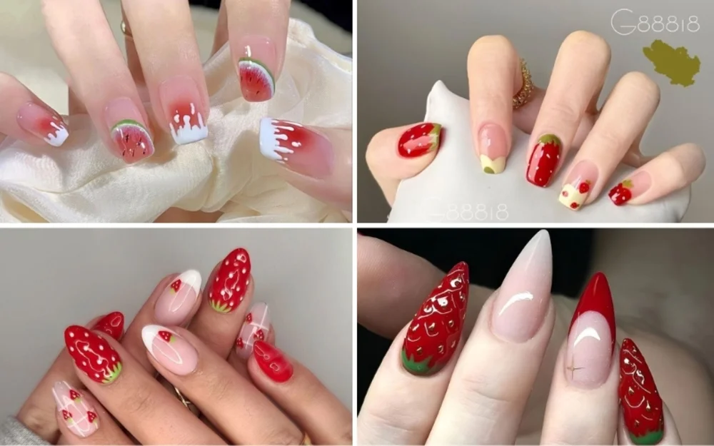 101+ Mẫu nail Tết 2026 bắt trend, hợp phong thủy (3)