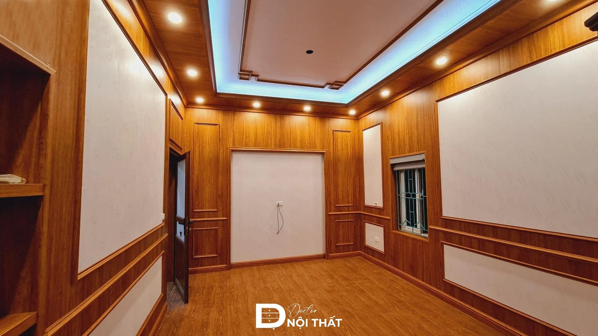 Mẫu trần nhựa giả gỗ sang trọng độc đáo