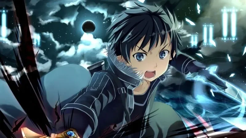 Ảnh anime nam ngầu trong cảnh chiến đấu căng thẳng và đầy uy - hình 3