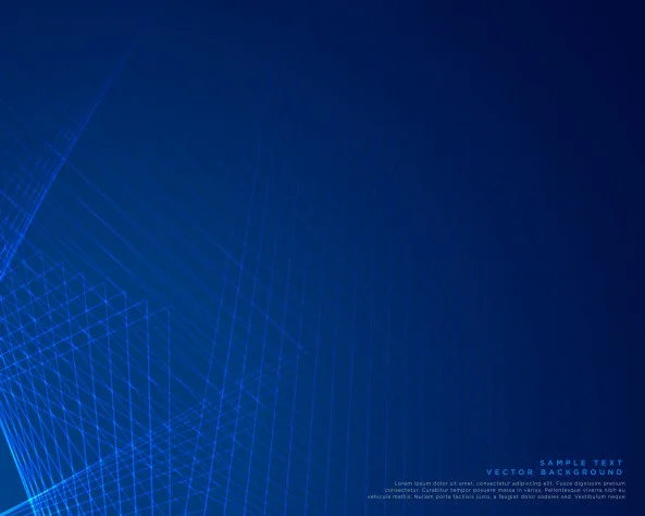 Nền màu xanh đậm gradient với họa tiết lưới vector trừu tượng màu xanh sáng phong cách công nghệ hiện đại