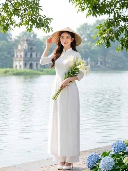 Ảnh minh hoạ mẫu đầm xòe hoa đẹp nhất số 14