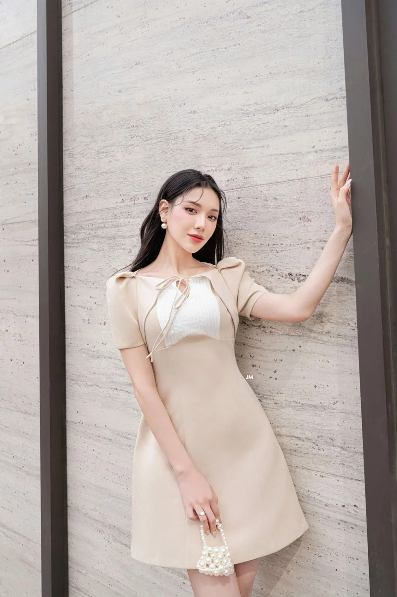 Bộ ảnh mẫu đầm xòe hoa đẹp nhất, tấm 16