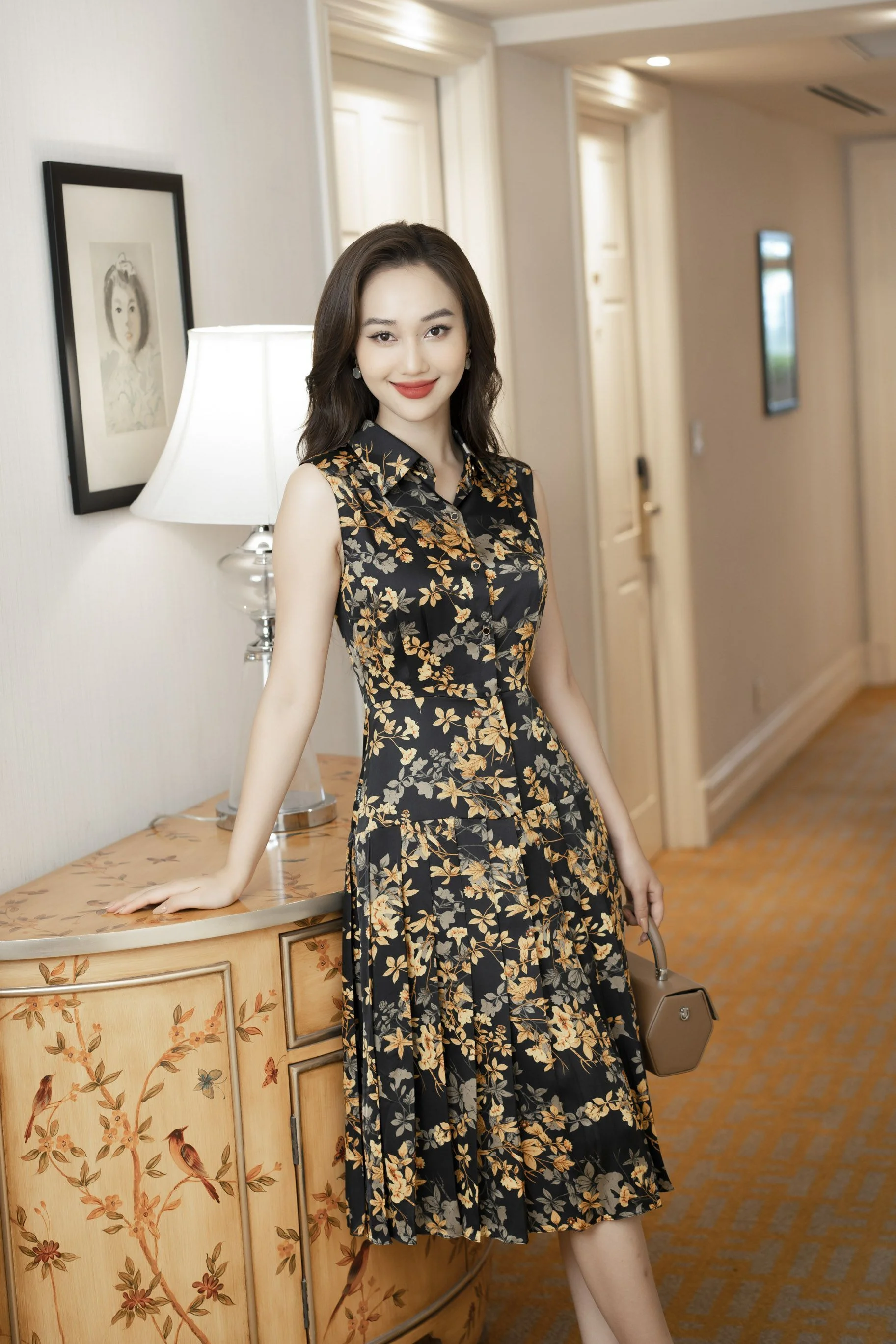 Bộ sưu tập mẫu đầm xòe hoa đẹp nhất — ảnh 44