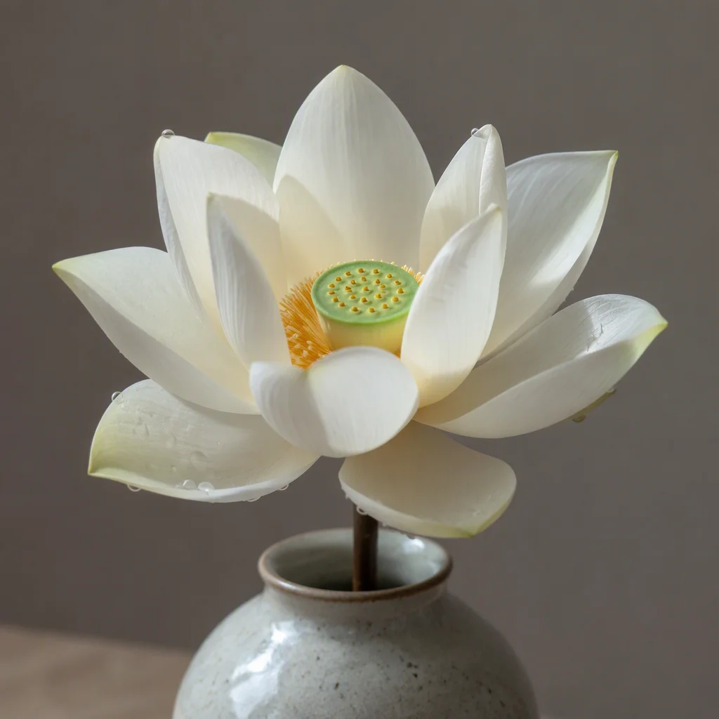Mẫu hình ảnh hoa sen trắng đám tang thứ 39