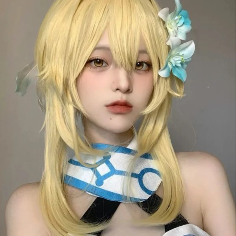 Cosplay Lumine Genshin Impact anime nữ