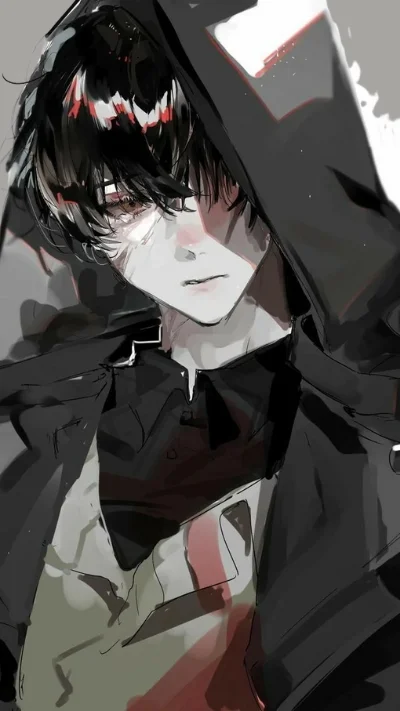 hình nền anime nam buồn cảm xúc