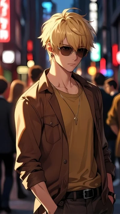 Hình nền anime nam đẹp trai phong cách